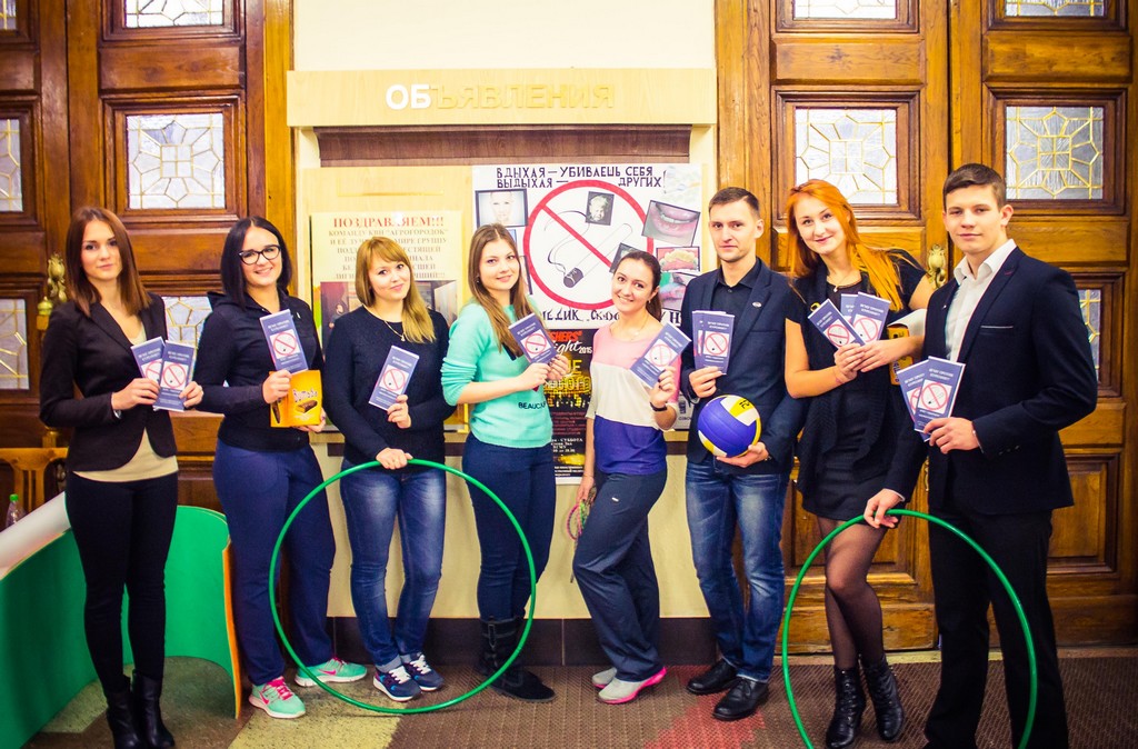 19 листопада 2015 року на базі УО «ВГМУ» профкомом студентів була організована і проведена акція «Студенти ВГМУ проти куріння», в рамках Республіканської антитютюнової інформаційно-освітньої акції, що проходила в цьому році в Білорусі з 16 по 19 листопада