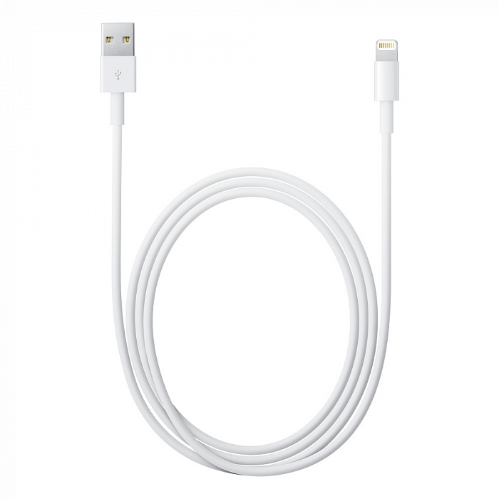 Третє місце: Кабель Apple Lightning to USB Cable MD818Z / MA (White)